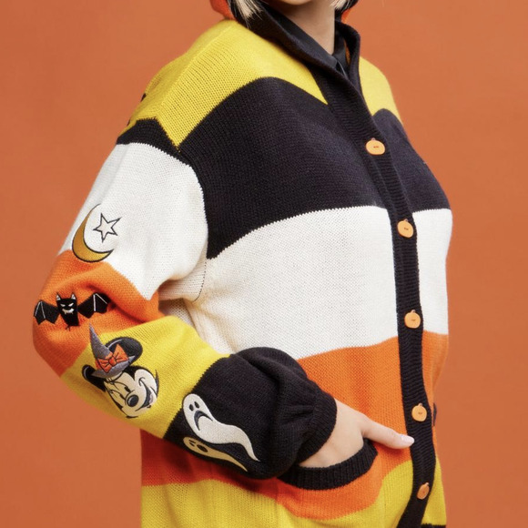 Disney Sweaters Disney Halloween Cardigan Sweater Mickey Minnie